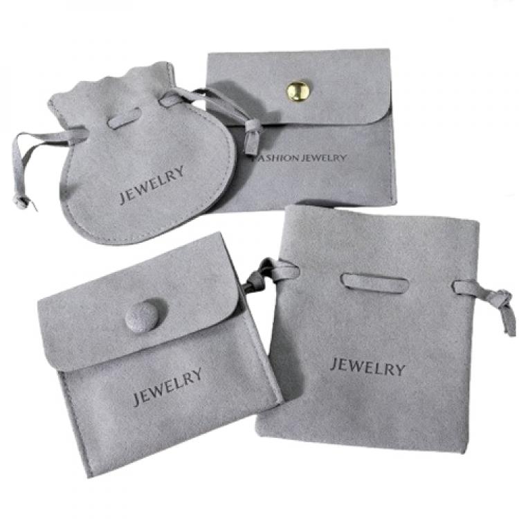 Soft Faux Suede Envelope Pouch Anti-scratch Jewellery Storage Bag